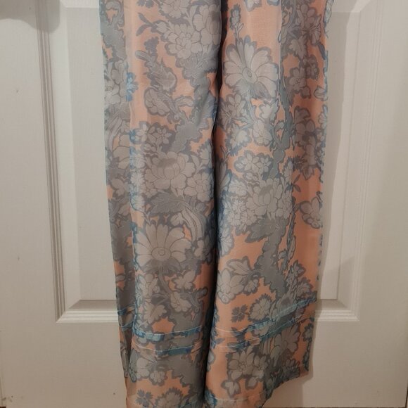 Anthropologie Somerset Jumpsuit Light Blue Peach Organza Size Small NWT - Picture 5 of 11